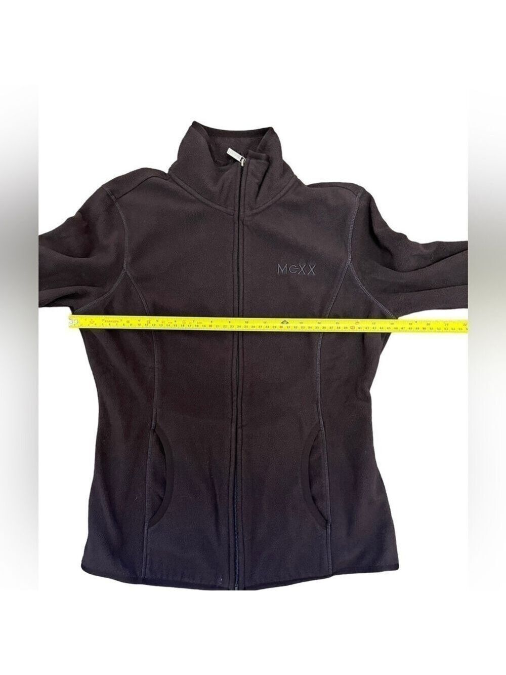 Mexx Full Zip Maroon Fleece Jacket - Picture 6 of 6